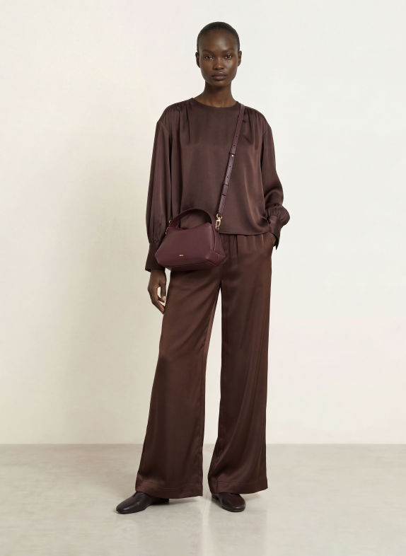 InWear Satinhose OLIVEIW DUNKELBRAUN