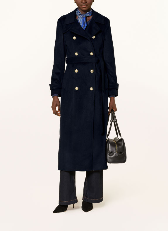 LAUREN RALPH LAUREN Coat DARK BLUE / GOLD