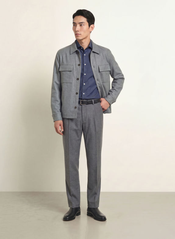 ETON Contemporary Fit Shirt BLUE GRAY