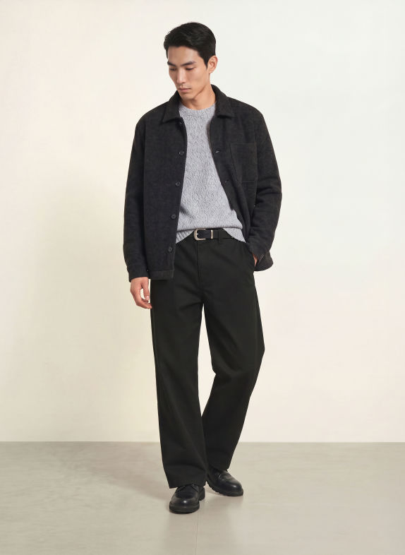 STRELLSON Overshirt NORIS-J DUNKELGRAU