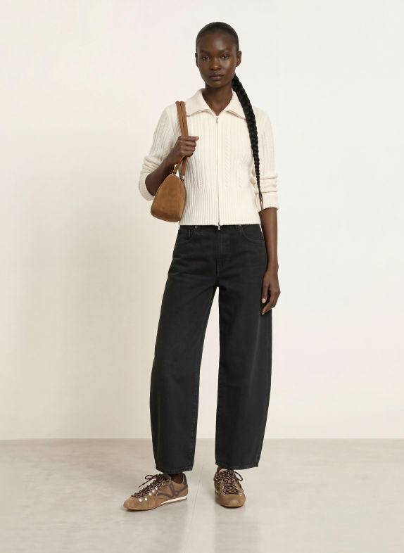 GOOD AMERICAN Cardigan CREME