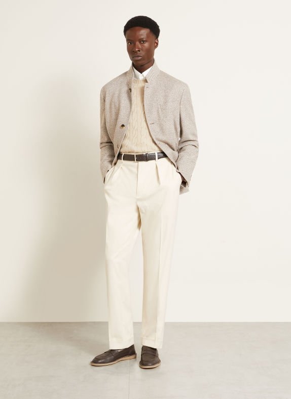 RALPH LAUREN PURPLE LABEL Regular-Fit Chinos CREAM