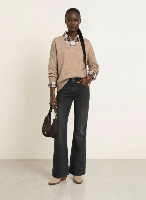 BOSS Jean flare GLORIA 009 BLACK