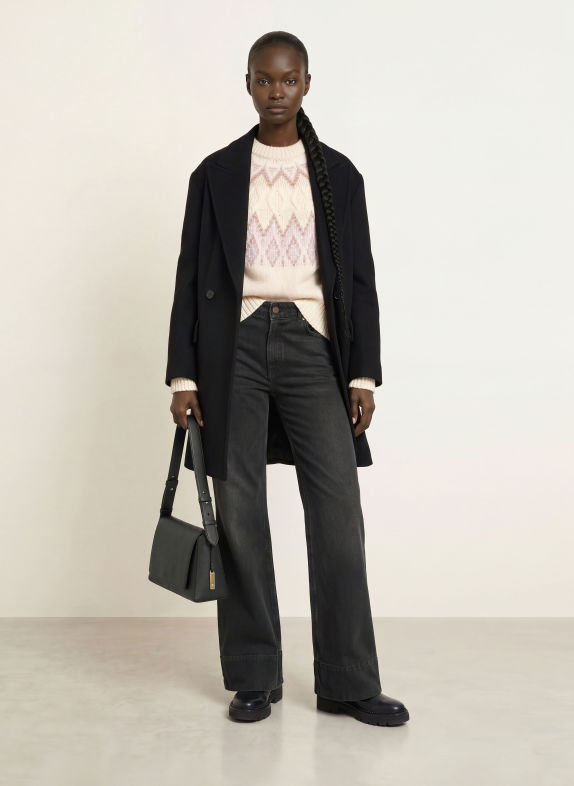 BOSS Mantel CALESARINA ZWART
