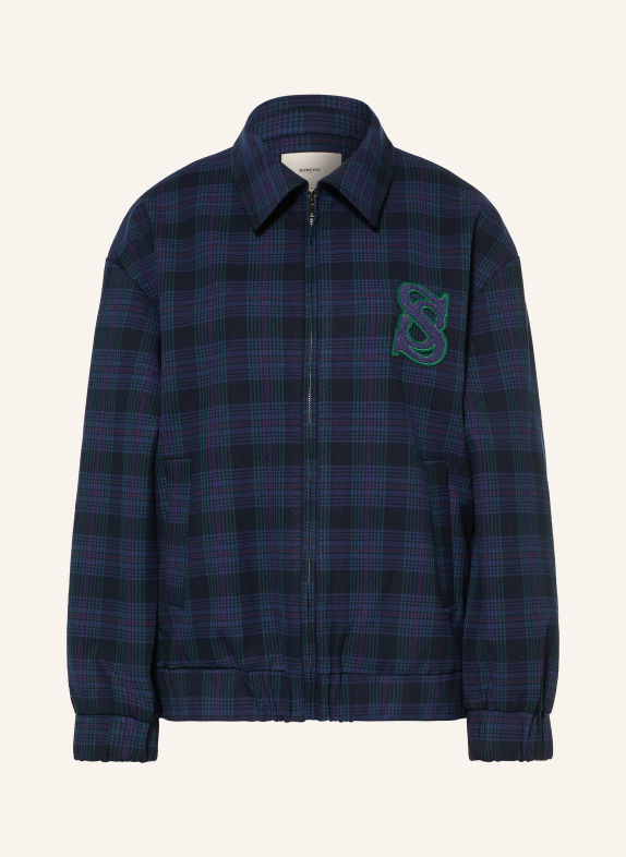 SUNCOO Blouson DISTRICT DUNKELBLAU / ROT / DUNKELGRÜN