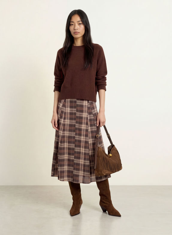 SUNCOO PAULVA Sweater DARK BROWN