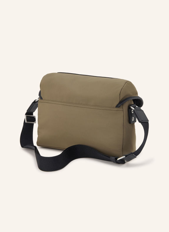 TOMMY HILFIGER Crossbody bag KHAKI / SILVER / BLACK