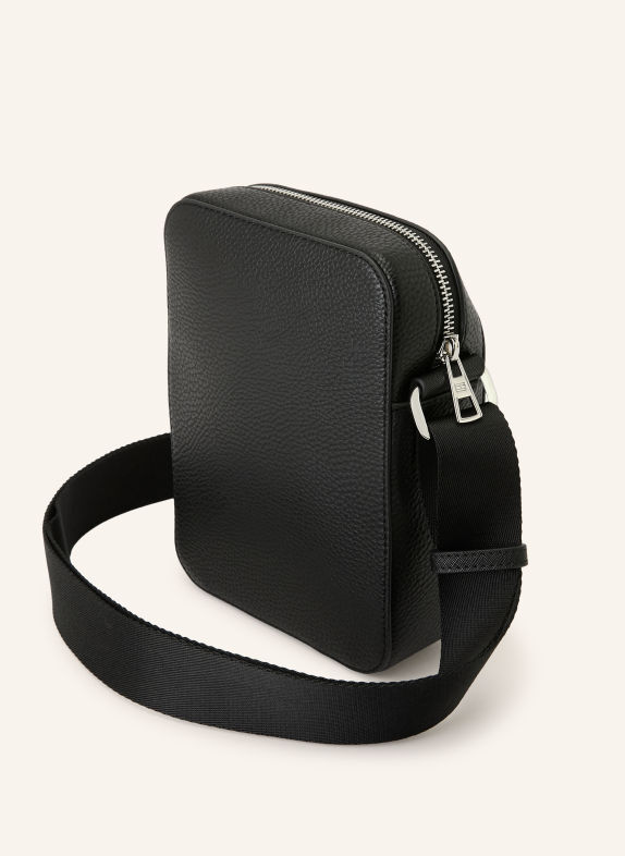 TOMMY HILFIGER Crossbody bag BLACK / SILVER