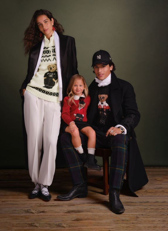 POLO RALPH LAUREN Trøje med lynlås HVID / SORT
