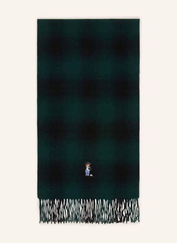 POLO RALPH LAUREN Scarves DARK GREEN / BLACK
