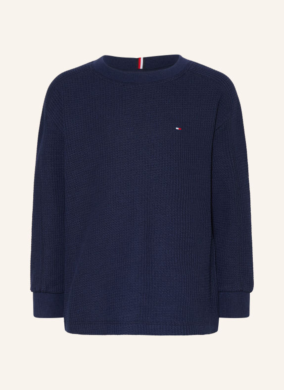 TOMMY HILFIGER Haut à manches longues BLEU FONCÉ
