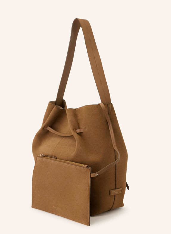 Marc O'Polo Posetaske med Pouch BRUN / GULD