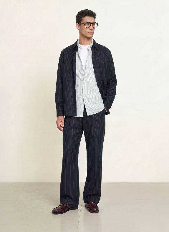 NN.07 Hemd FREDDY Comfort Fit DUNKELBLAU