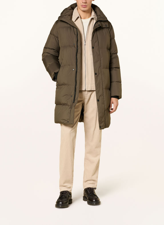 Marc O'Polo Donsmantel met afneembare capuchon TAUPE