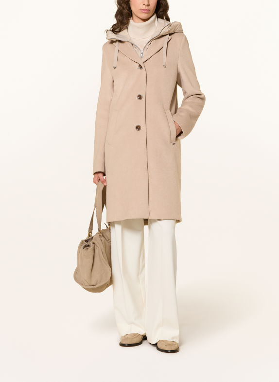 CINQUE Veste CIMIRACLE avec rabat amovible BEIGE