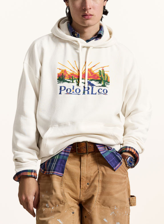 POLO RALPH LAUREN Sweat à capuche ÉCRU