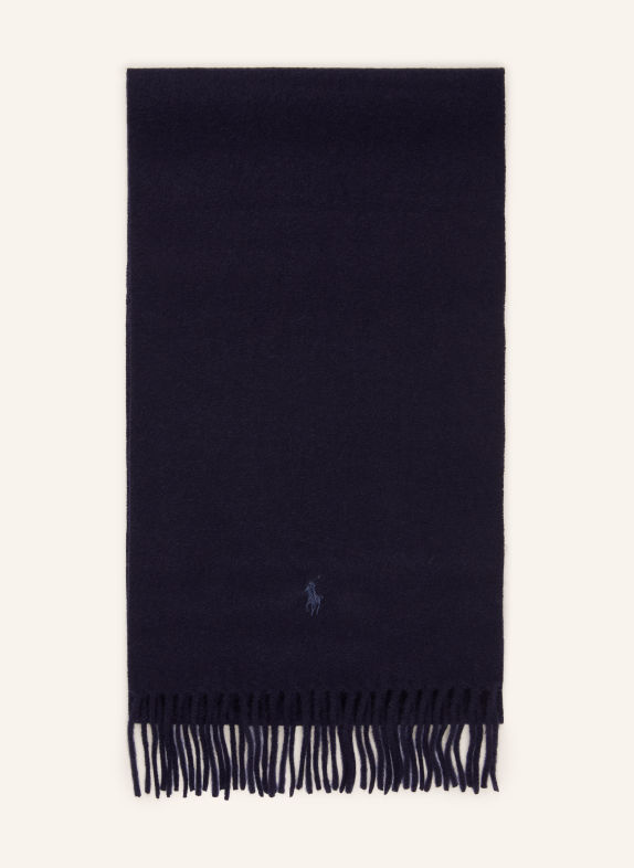 POLO RALPH LAUREN Cashmere Scarf DARK BLUE