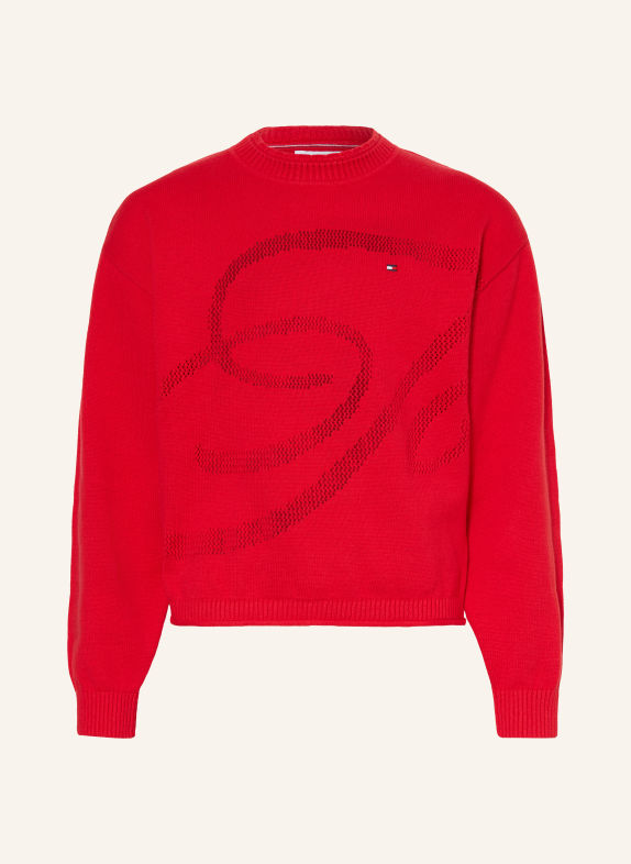 TOMMY HILFIGER Pullover ROT