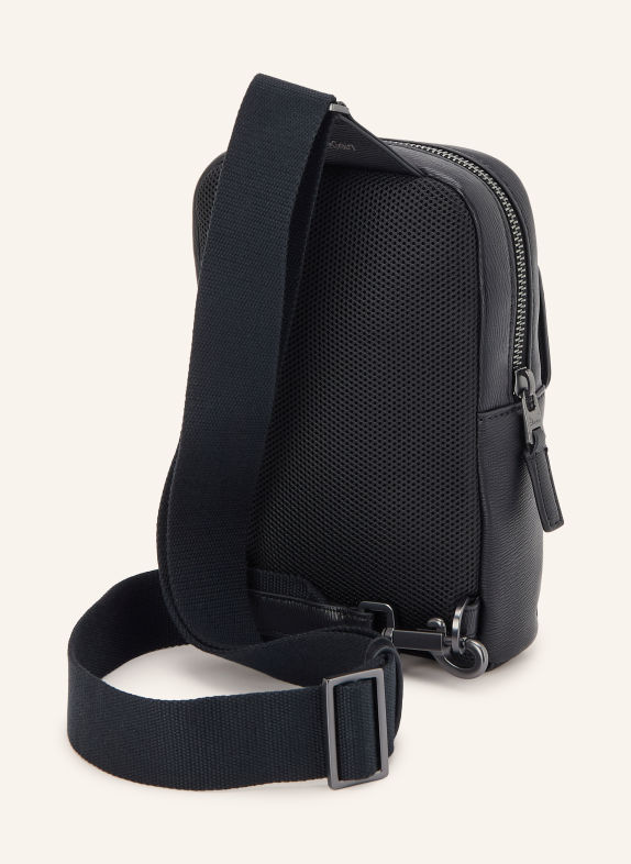 Calvin Klein Crossbody bag BLACK / PLATINUM