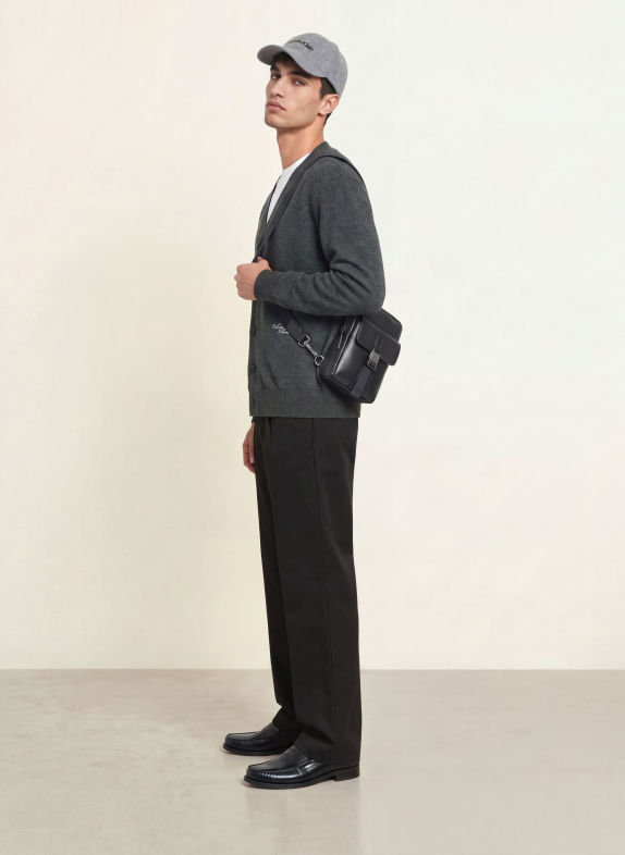 Calvin Klein Umhängetasche SCHWARZ / PLATIN
