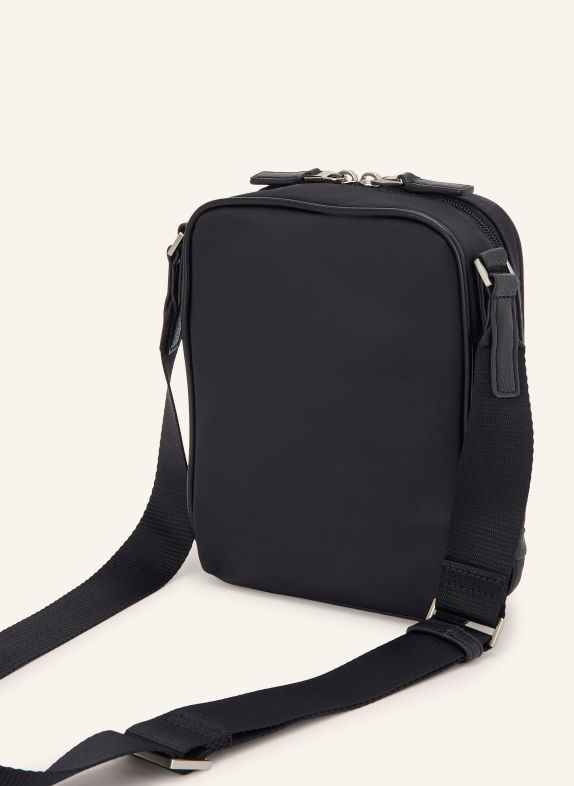 Calvin Klein Kabelka přes rameno z kombinace materiálů ČERNÁ / STŘÍBRNÁ