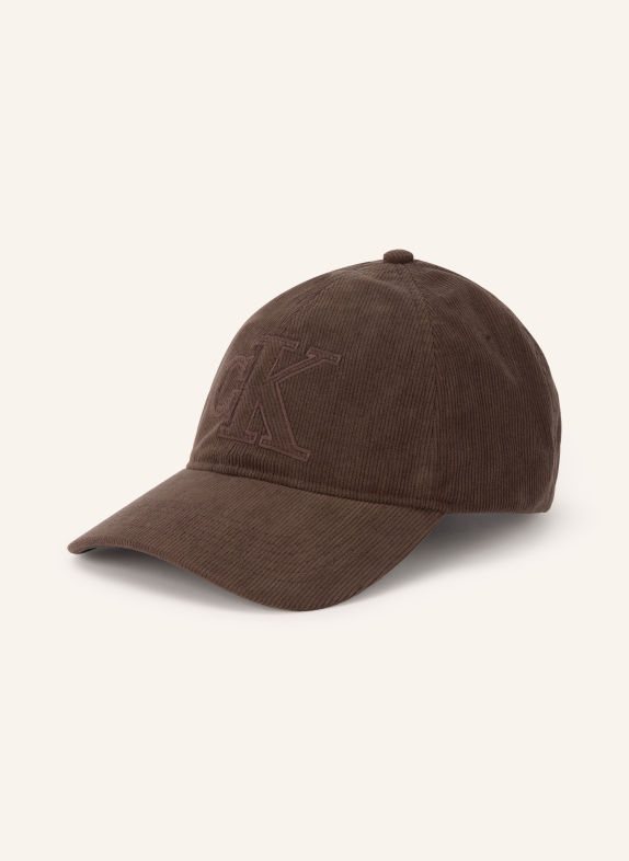 Calvin Klein Cord-pet MARRON FONCÉ