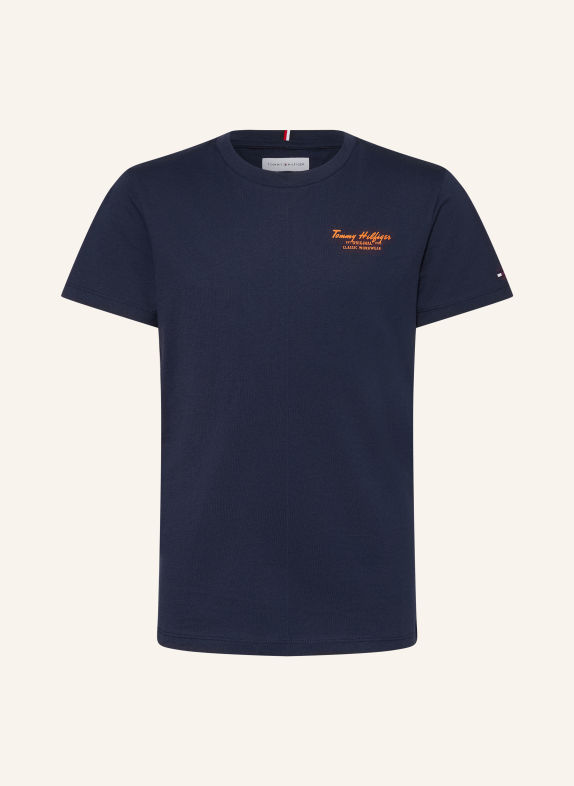 TOMMY HILFIGER T-shirt MÖRKBLÅ