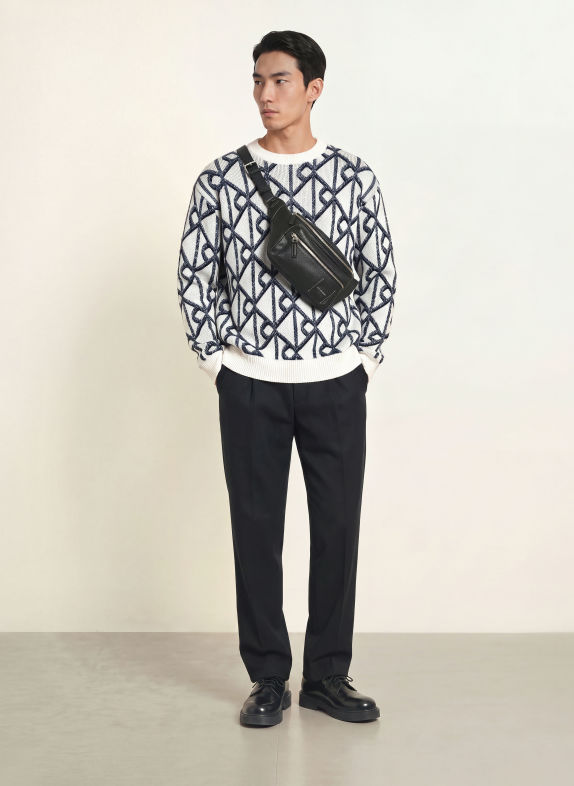 Calvin Klein Sweater ECRU / BLACK