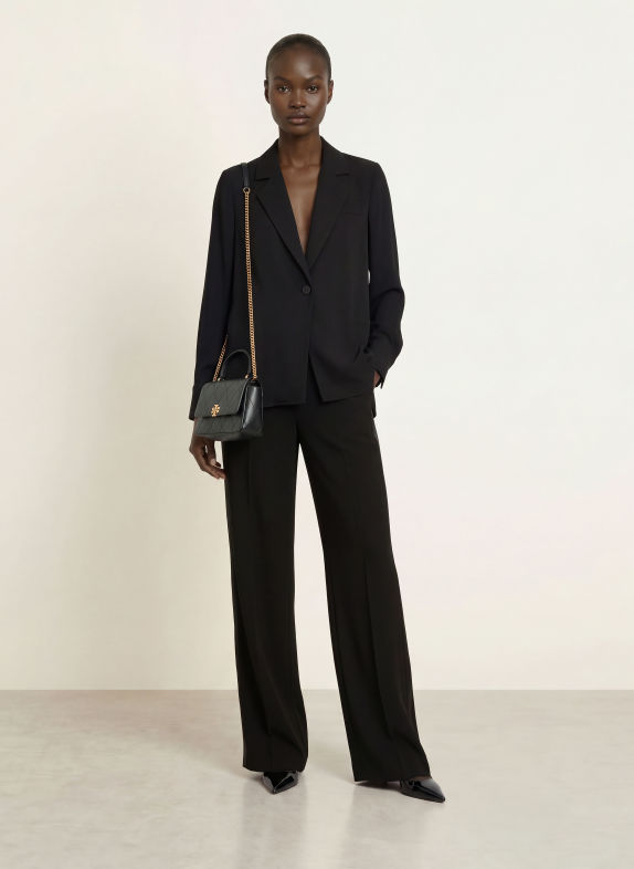 RIANI Pantalon palazzo NOIR