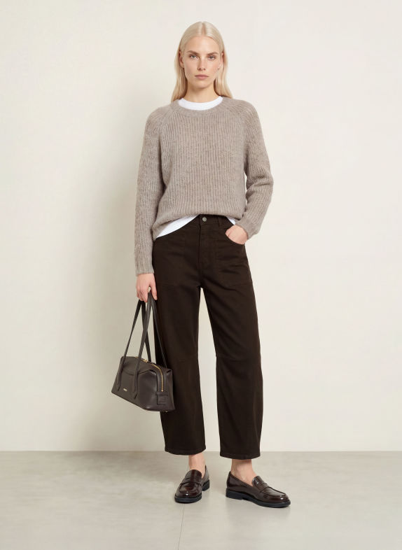 Smith & Soul Pullover mit Alpaka BEIGE