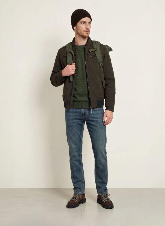 camel active Bomber jacket DARK BROWN