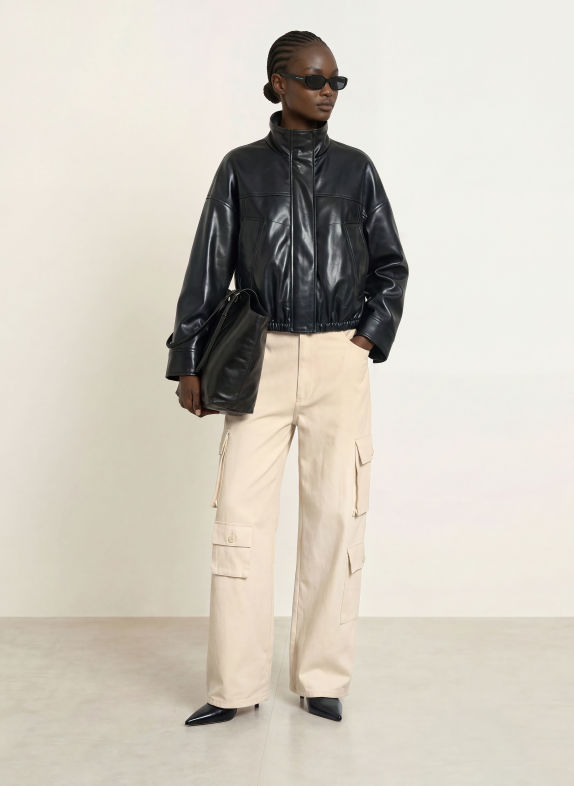 RHÚNE TOVE Cargo Trousers BEIGE