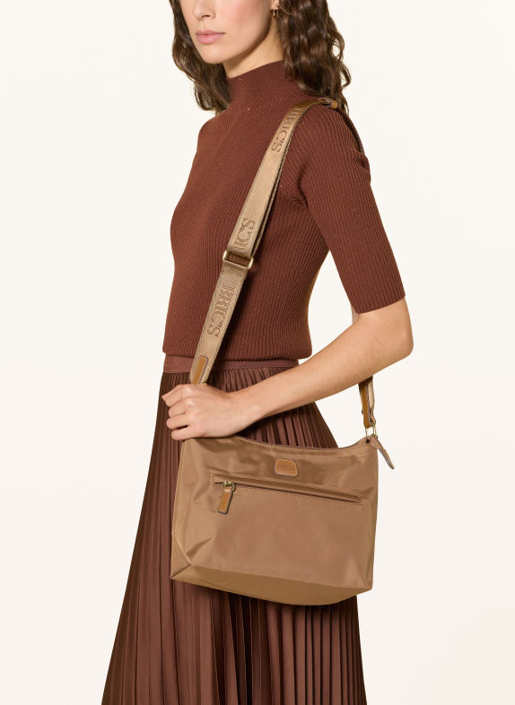 BRIC'S Umhängetasche X-COLLECTION SMALL BRAUN / GOLD