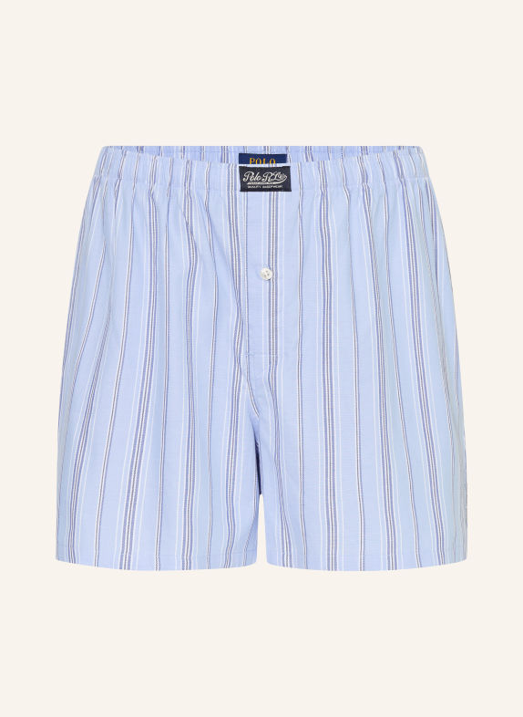 POLO RALPH LAUREN Web-Boxershorts HELLBLAU / BLAU / WEISS