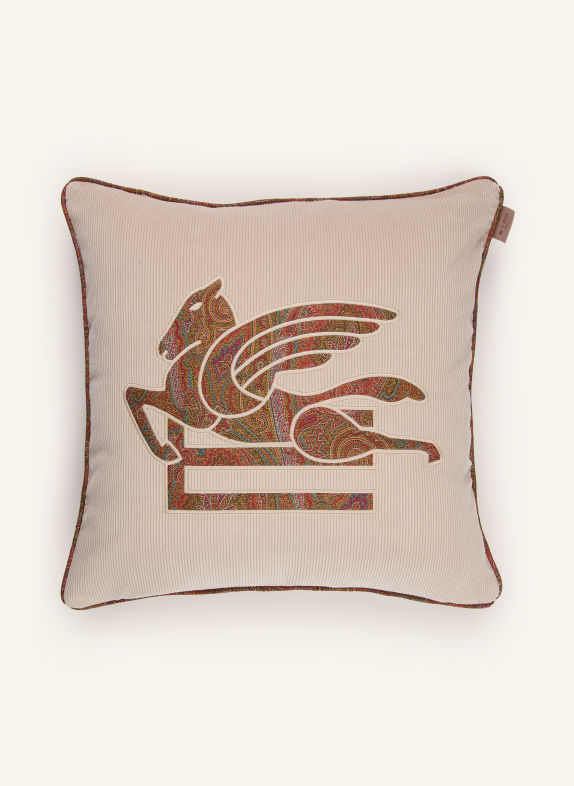 ETRO Home Coussin décoratif CRÈME / ROUGE / JAUNE FONCÉ