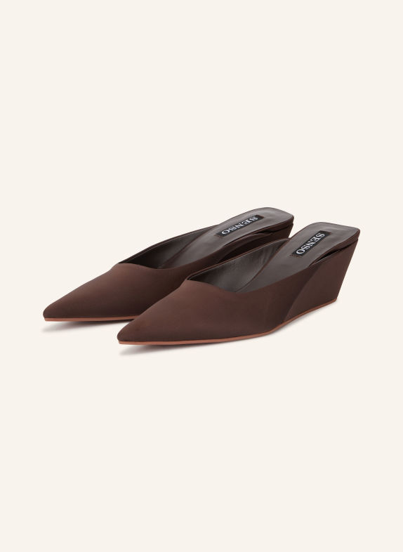 SENSO URIELA Wedges DARK BROWN