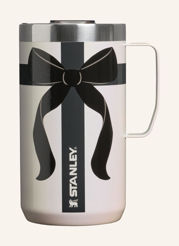 STANLEY Thermobecher THE STAY HOT CAMP MUG HELLGRAU / DUNKELGRAU