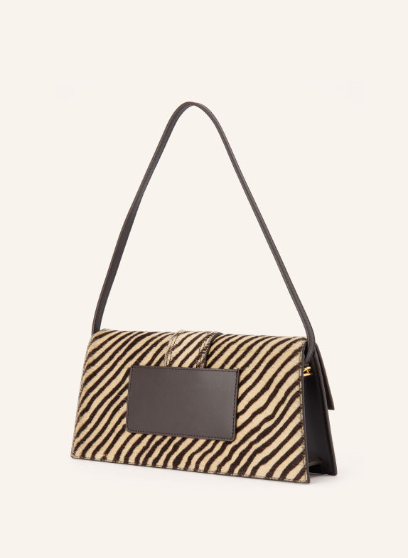 JACQUEMUS LE BAMBINO LONG Shoulder Bag BEIGE / DARK BROWN