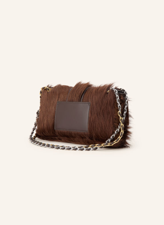 JACQUEMUS Schultertasche LE BAMBINO CHAINE BRAUN