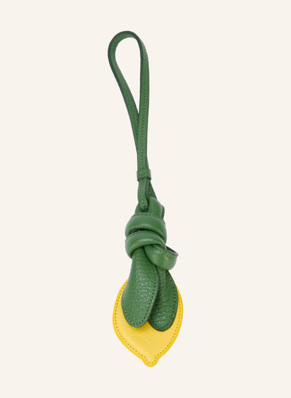 JACQUEMUS Taschenanhänger LE CITRON GRÜN / GELB