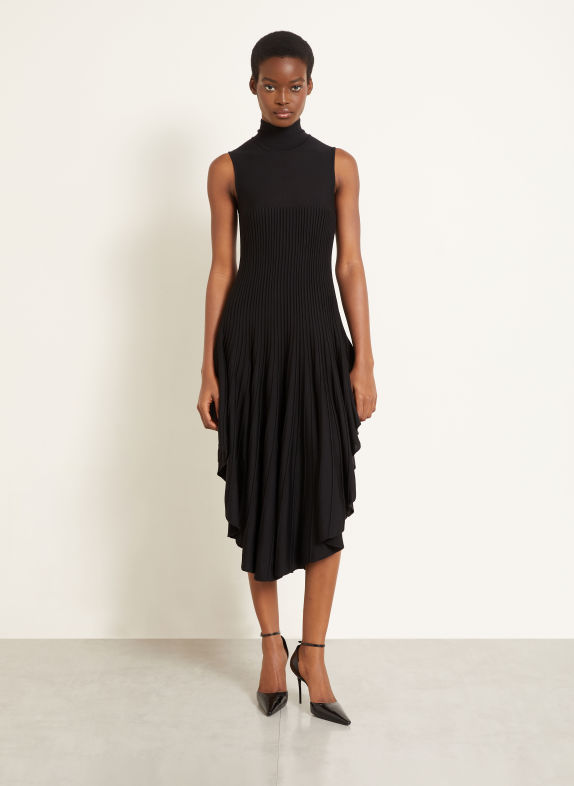 ALAÏA Knit dress BLACK