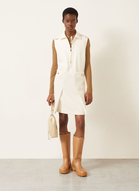 MONCLER Robe fourreau CRÈME