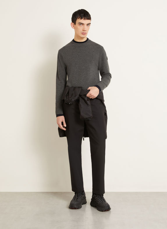 MONCLER Pullover DUNKELGRAU / DUNKELBLAU