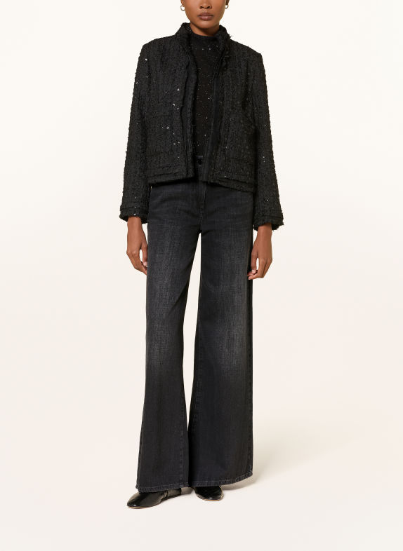 LUISA CERANO Wide-Leg jeans 1 Deep Black