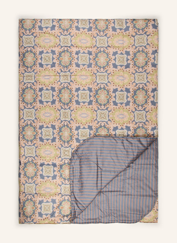 ETRO Home Narzuta SZARONIEBIESKI / JASNOPOMARAŃCZOWY / JASNOZIELONY