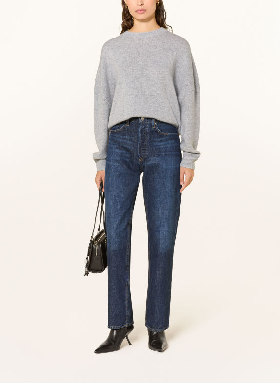 FTC CASHMERE Sweter z kaszmiru JASNOCZARY