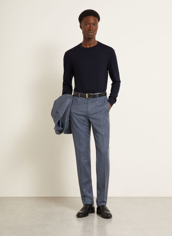 ZEGNA TROFEO Sweater DARK BLUE