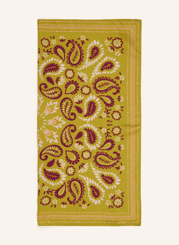 Smith & Soul Tuch OLIV / DUNKELROT