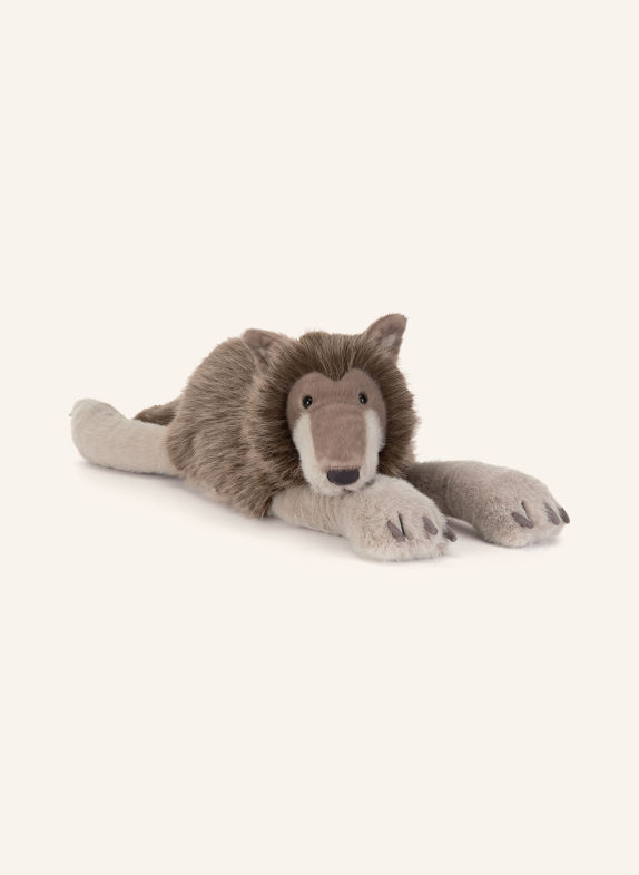 Jellycat Zabawka pluszowa ULRICH WOLF SZAROBRĄZOWY / BRĄZOWY / KREMOWY