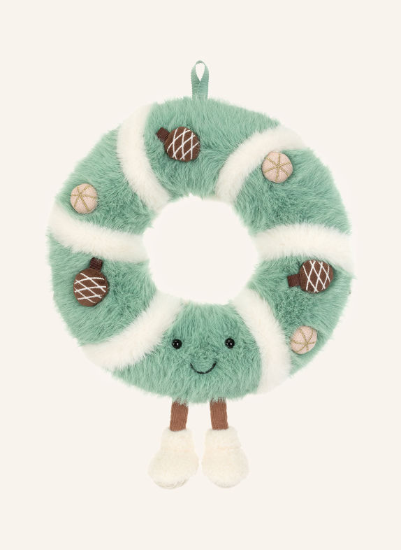 Jellycat Zabawka pluszowa AMUSEABLES PINECONE WREATH JASNOZIELONY / BRĄZOWY / KREMOWY